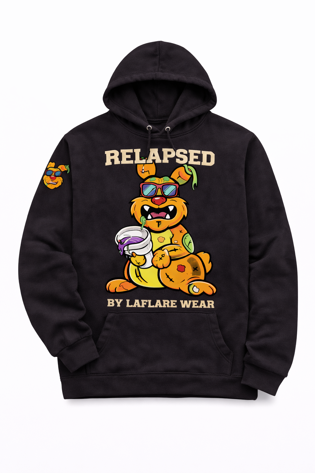 Relapsed Rabbit Pullover Hoodie