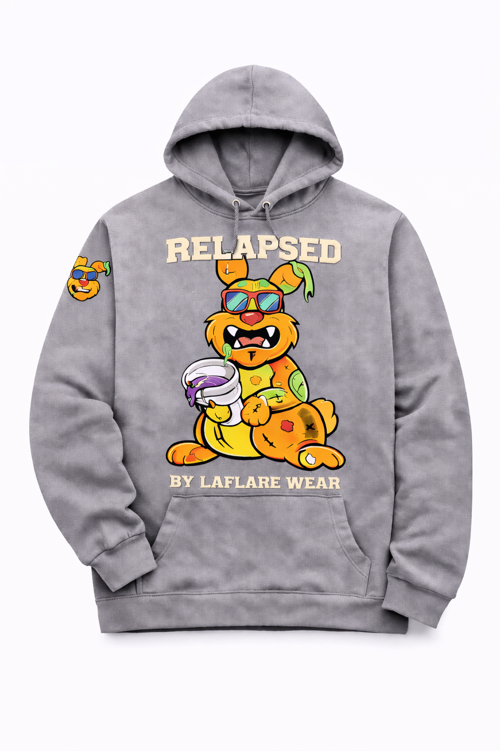 Relapsed Rabbit Pullover Hoodie